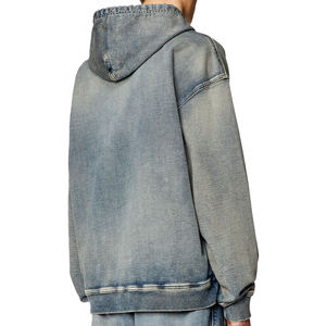 Automne à capuche Denim veste hommes Hip Hop jean manteau rétro jean veste rue décontracté Bomber vestes hommes femmes vêtements d'extérieur à capuche - Product Image 2