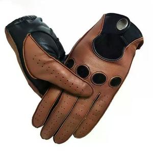 Gants de conduite en cuir véritable de haute qualité, style classique, nouvelle mode, accessoire d'hiver pour hommes et femmes, prix raisonnable, noir - Product Image 5