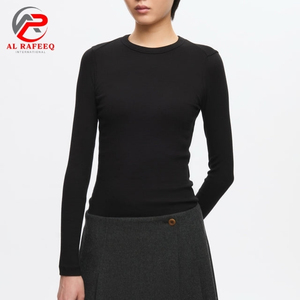 Custom Wear Everyone Fit Women T Shirt OEM Long Sleeve Tops Stretch Loungewear Shirt - Product Image 1