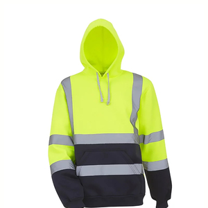 Hi Vis Winter Workwear Reflective Safety Hoodie Ligero Impermeable Mangas largas para tráfico rodado y uso industrial - Product Image 3