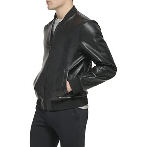 Veste en cuir coupe ajustée de haute qualité pour hommes Style audacieux Grande taille Imperméable-Idéal pour l'automne Veste d'hiver pour hommes Livraison DDP - Product Image 3