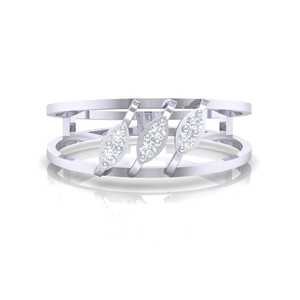 Anillos de Oro Certificado con Diamantes Simulados de 14K, Forma de Pera, 0.07ct, Multitono, Multicolor, Juego de 6 Piezas con Incrustaciones de Rodio - Product Image 5