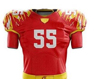 2024 recién llegado, camiseta de fútbol americano sublimada de alta calidad, uniforme de precio barato de tendencia superior para ropa de fútbol americano - Product Image 2