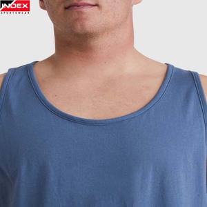 Débardeurs en coton tricoté respirant coupe ajustée pour hommes – Qualité supérieure, couleur personnalisable OEM, sans manches, pour l'entraînement estival - Product Image 5