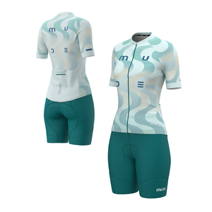 Camiseta de Ciclismo para Mujer SOLACE Curvy Opal, Transpirable, de Manga Corta, de Poliéster, para Actividades al Aire Libre - Product Image 2