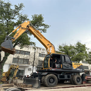 Pelle sur pneus Hyundai 210W-9 21 tonnes pelle originale de marque coréenne. Pelles sur pneus d'occasion modernes à vendre à bas prix - Product Image 6