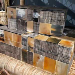 Boîte de rangement à bijoux rectangulaire moderne en MDF avec incrustations, plusieurs couleurs, prix de gros, exportateur God Grace à l'étranger - Product Image 5