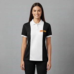 เสื้อยืดผู้หญิงคุณภาพสูงแบบลำลองสำหรับฤดูร้อน ผลิตจากผ้าฝ้าย 300gsm เป็นมิตรกับสิ่งแวดล้อม ตกแต่งด้วยลายปักโลโก้  สีสันตามสั่ง ระบายอากาศได้ดี - Product Image 4