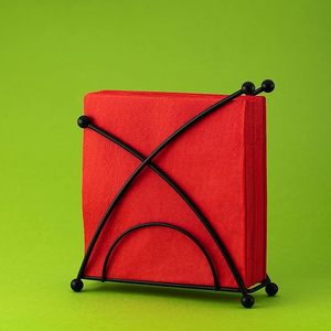 Elegant Metal Black Napkin Holder Luxury Iron Storage Box Home Decor Restaurant Dining Table Tissue <b>Bar</b> Storage Catered Hotels - Product Image 3