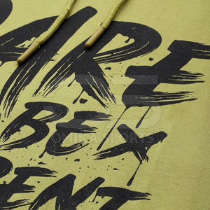 Sudadera con capucha de mezcla de algodón para hombre Diseño de Jersey clásico con capucha con cordón ajustable y bolsillo de canguro para uso diario - Product Image 2