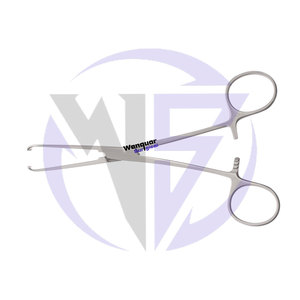Pinces à tissus Allis 5/6 dents 15 cm droites, instrument chirurgical dentaire en acier inoxydable fabriqué par Wenquar - Product Image 4
