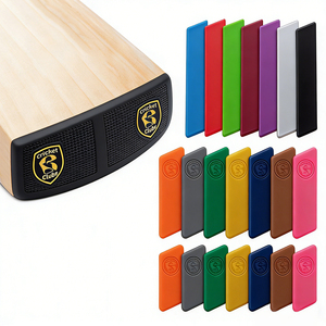 OEM PVC Rubber <strong>Cricket</strong> <strong>Bat</strong> <strong>Toe</strong> <strong>Guard</strong> Custom Shape Logo Protective Pad with Strong Adhesive - Product Image 1