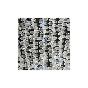 Alta calidad, tamaño personalizado, Fuego Azul, Arco Iris, piedra lunar, hebra Premium, lágrima facetada, suministro a granel, Alif certificado por terceros - Product Image 2