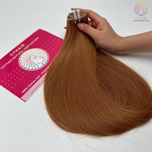 ผมมนุษย์ดิบเวียดนาม24นิ้ว #33สีออเบิร์นเนียนนุ่มแต่งผมตรง - Product Image 6