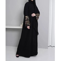 Thobe / Thawb vêtements islamiques modestes de haute qualité longue robe de prière plaine Abaya femmes robe musulmane Hijab à capuche Abaya