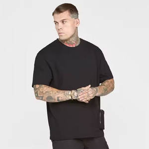 2025 Camiseta de manga corta Vintage Unisex nueva llegada logotipo personalizado peso pesado 100% algodón Top moda alta venta para hombres - Product Image 5