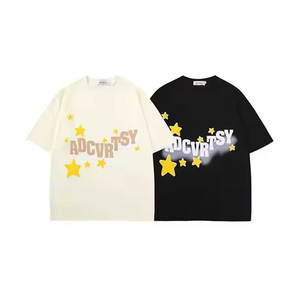 Dernier modèle T-shirts surdimensionnés imprimés bouffants pour hommes 100% coton T-shirts respirants confortables les plus vendus pour hommes - Product Image 3