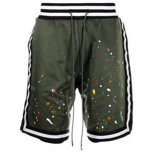 Short de basket-ball de rue haute 100% coton design personnalisé OEM pour hommes décontracté course à pied maille taille élastique respirant 5 pouces natation - Product Image 2