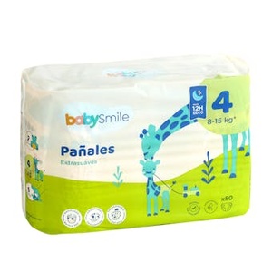 ผ้าอ้อมเด็ก ไซส์ 4 (8-15 กก.) เบบี้สไมล์ 50 ชิ้น - Product Image 2