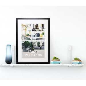 Cadre minimaliste pour affiche DIN A3 29,7 x 42 cm, style design noir - Product Image 2