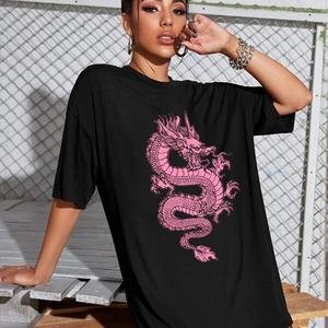 Vente chaude à manches courtes O Cou Logo personnalisé Imprimé Femmes T-shirts Respirant Goutte Épaule Fabricant De L'usine Du Bangladesh - Product Image 1