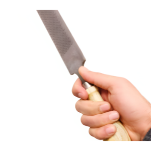 เครื่องมือดึงคราดเหล็กคาร์บอน14 "hoof rasp | ตะไบเกือกม้าพร้อมด้ามจับง่ายสำหรับการดูแลกีบม้าและวัว - Product Image 5