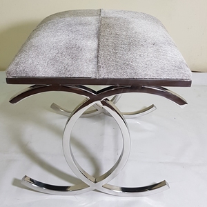 Tabouret moderne en acier inoxydable rembourré en cuir doré et or rose Sièges confortables pour bureau à domicile et restaurants disponibles en multiples - Product Image 3