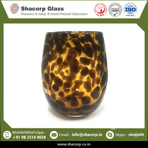 Precio razonable Velas con estampado de leopardo con estilo Frascos de vidrio en tamaño y diseño personalizados - Product Image 2