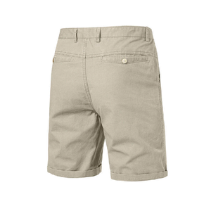 Vêtements pour hommes, shorts chino décontractés ajustés, grande taille, design personnalisé, shorts élégants pour hommes, de la part d'un fournisseur BD - Product Image 4