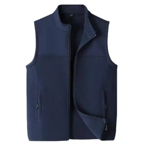 Veste Softshell en Polyester Noir pour Hommes en Gros, Gilet en Polaire d'Hiver Personnalisé avec Fonction Imperméable et Coupe-Vent - Product Image 5