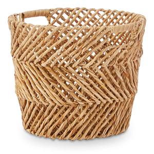 Panier de rangement en jacinthe d'eau, paniers en osier naturel essentiels pour la maison, prix compétitif - Product Image 4