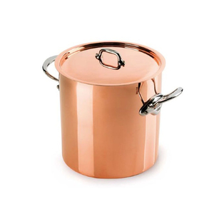Olla Redonda de Servir de Alta Gama, Muy Atractiva, para Uso en Restaurantes y de Lujo, Olla de Cocina y Servir de Cobre Pulido Brillante - Product Image 3