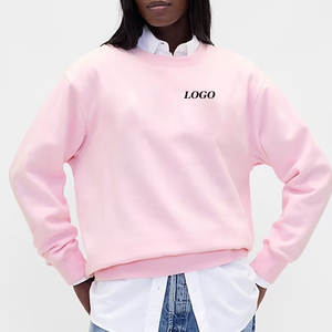 Fabricant de sweat-shirts unis pour femmes OEM avec prix avantageux pour les commandes en gros 2026 Matériel de haute qualité avec coupe ample pour l'hiver - Product Image 1