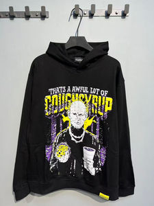 เสื้อฮู้ดดี้ผู้ชายผ้าฝ้าย 100% ขายส่ง คุณภาพสูง พิมพ์ลายตามสั่ง สไตล์สตรีทแวร์ ผ้าคอร์ดูรอย แรงบันดาลใจจากยาแก้ไอ Awful Lot - Product Image 3