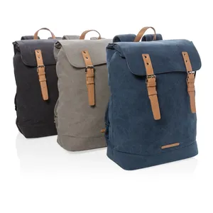 Sustainable PVC-Free <b>Canvas</b> PC <b>Backpack</b> for Promotional Merchandising Eco-Friendly Product Category - Product Image 3