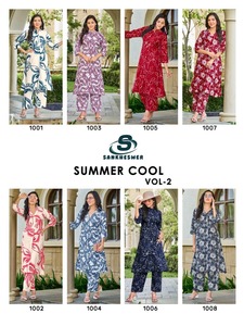 <b>Festive</b> Co-Ord Set for Women Rayon Embroidered Quick Dry Wrinkle Free Matching <b>Top</b> and Bottom Wholesale Low MOQ - Product Image 6