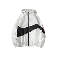 Nouveau design Veste de pluie à capuche imperméable et légère Imperméable coupe-vent de randonnée en plein air pour hommes Vente en gros Commandes personnalisées