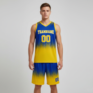 Ensemble d'uniformes de basket-ball personnalisable avec tissu de haute qualité |   Fournisseur en gros de maillots et shorts de basket-ball OEM ODM - Product Image 1