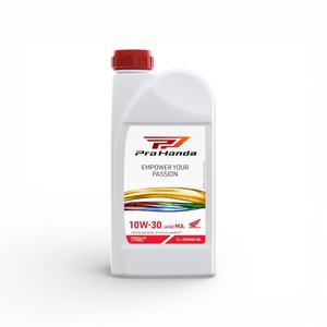 Huile moteur pour scooter et moto Honda Original 1LT 10W30 4T, système de lubrification haute performance - Product Image 1