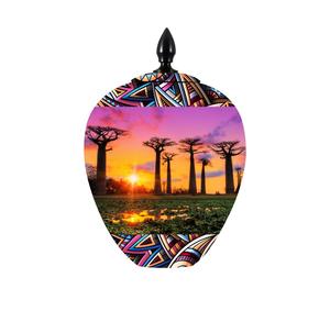 โกศอลูมิเนียมสำหรับผู้ใหญ่สำหรับขี้เถ้าและของตกแต่งบ้านลายป่าพิมพ์ลวดลายทำด้วยมืออลูมิเนียมสำหรับผู้ใหญ่ - Product Image 1