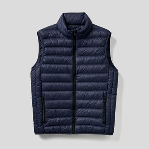 Chaqueta de burbujas sin mangas personalizada, prendas de vestir de invierno, chaquetas utilitarias, chaleco acolchado para hombre a precio barato, chaleco acolchado de alta calidad - Product Image 1