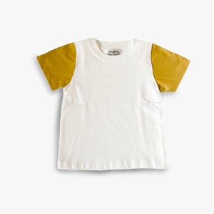 T-shirt pour enfants T-shirt à blocs de couleurs contrastés T-shirts Aqua clair Corps blanc T-shirt rouge et bleu Garçons - Product Image 3