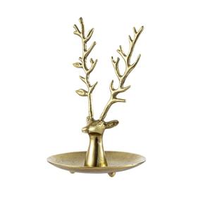Porte-bougie en métal vintage de style nordique, cerf en bronze de luxe, support pour bougie chauffe-plat, décoration moderne pour la maison et centre de table de mariage - Product Image 6
