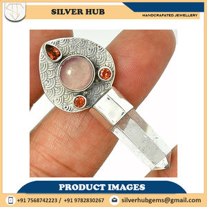 Magnifique pendentif en quartz lémurien en argent sterling 925 à vendre au meilleur prix énergie mystique dans un design intemporel - Product Image 2