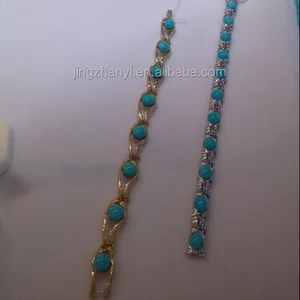Mexico fancy cut synthetic turquoise prices turquoise stones beads--OEM