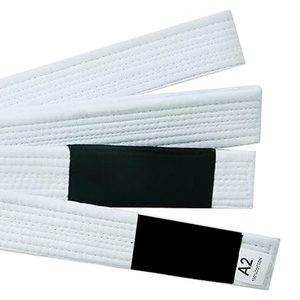 Cinturones de Jiu-Jitsu personalizados, cinturón de Bjj, etiqueta personalizada, cinturón de Karate de artes marciales de alta calidad, logotipo bordado, Kimono de Jiu Jitsu OEM - Product Image 5