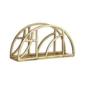 Offre Spéciale porte-serviettes en métal Table décorative en gros de luxe porte-mouchoirs forme personnalisée à la main concepteur porte-serviettes - Product Image 5