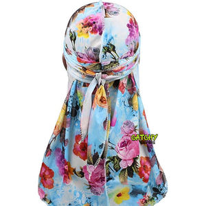 Hip-hop Long Tail High Quality Bandana <b>Velvet</b> Velours Premium Shiny Fashion Custom <b>Velvet</b> <b>Durag</b> - Product Image 6