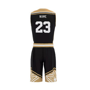 Uniformes de basket-ball unisexe pour hommes et femmes-Respirant Plus Size Quick Dry 100% Polyester - Product Image 2
