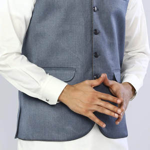 Nouvelle arrivée gilet taille personnalisée pour hommes fournisseur direct usine prix bas gilet de mariage pour hommes - Product Image 5